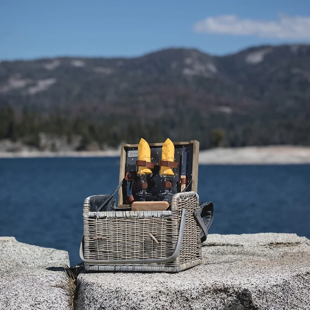 NEW Wine & Cheese Picnic Travel Basket